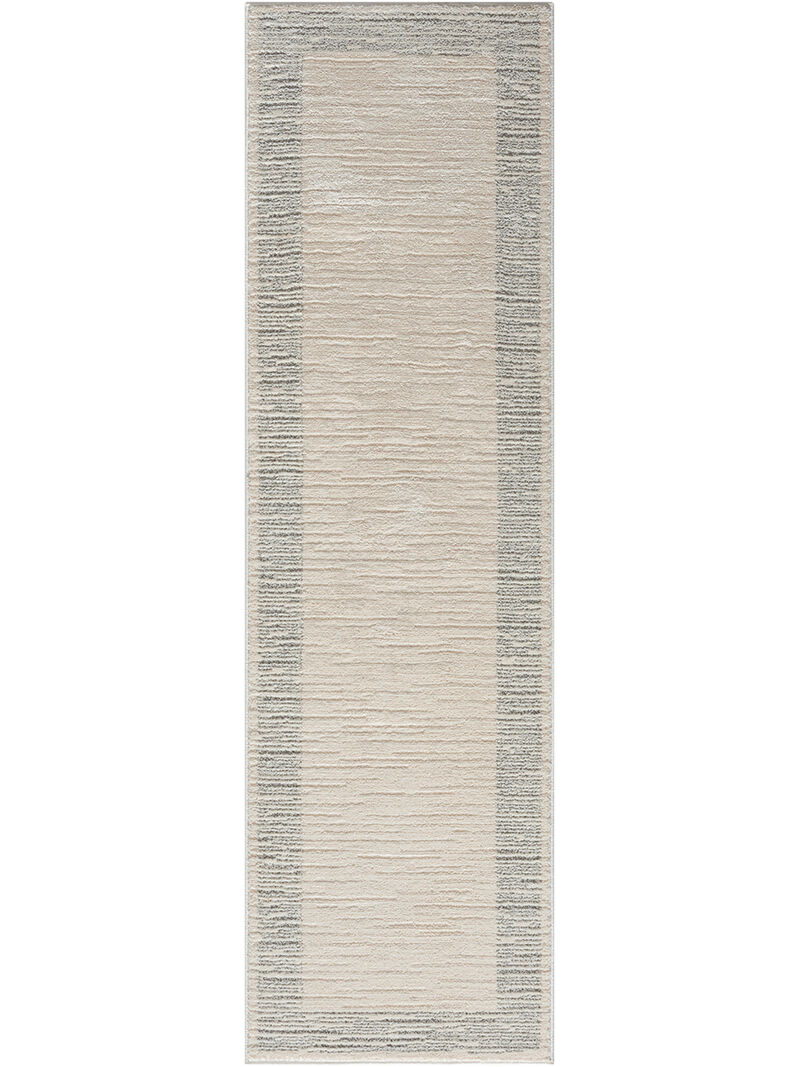 Andes AND05 Ivory/Gray 2'2" x 7'6" Rug