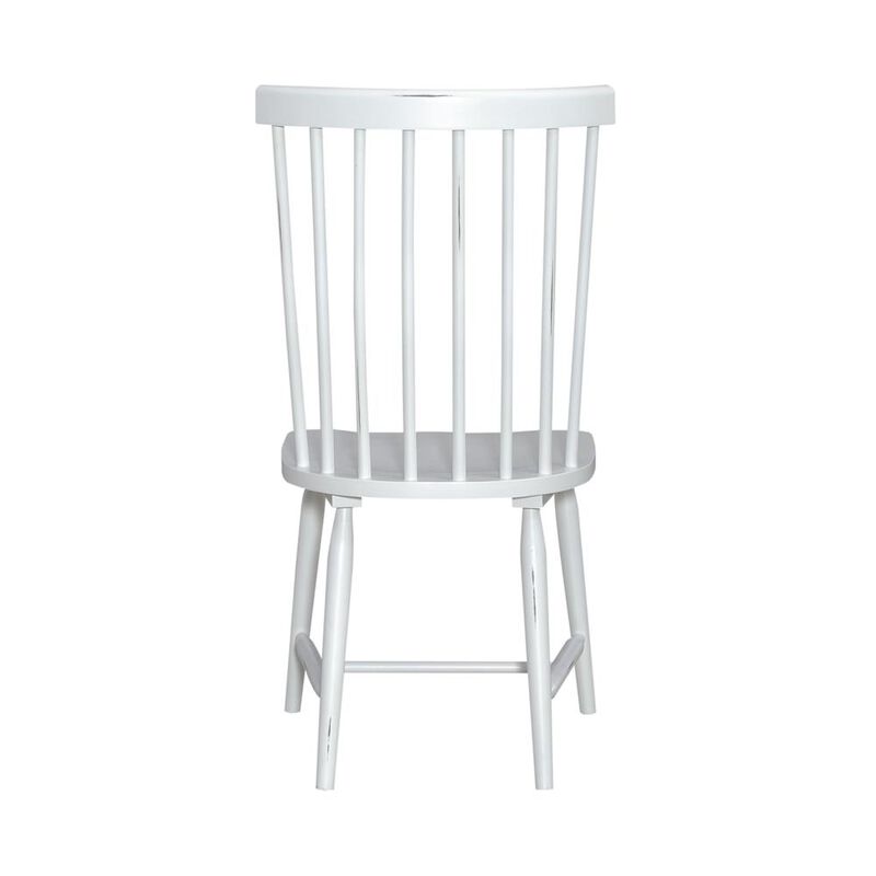 Liberty Furniture Liberty Capeside Cottage Spindle Back Side Chair - White - Set of 2 image number 3