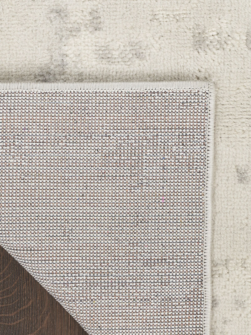 Quarry QUA01 Cream/Gray 2'2" x 7'6" Rug image number 0