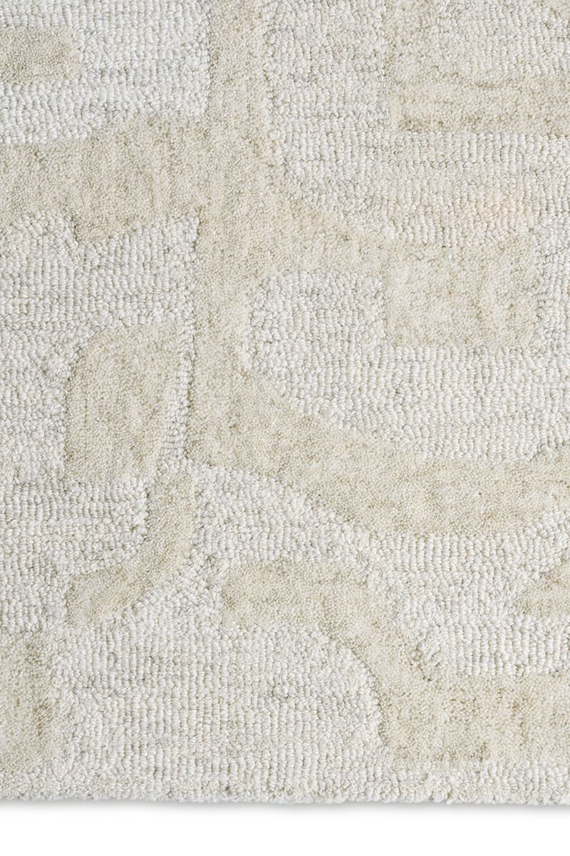 Kafes Amine White Sand 8'6" x 11'6" Rug image number 8