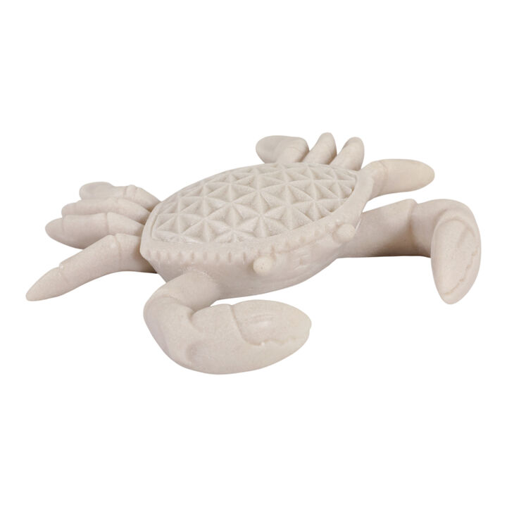 7x9x2 Resin Sand Crab Natural