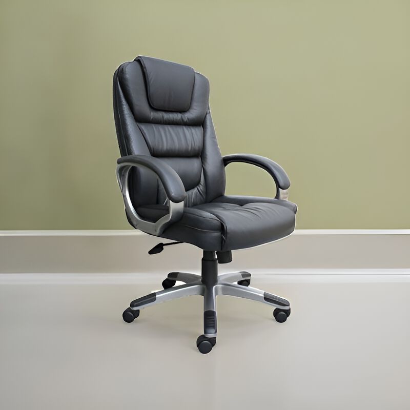 Faux Leather Executive Office Chair for Comfort and Professional Workspace