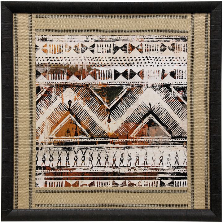 African Patterning I Framed Print