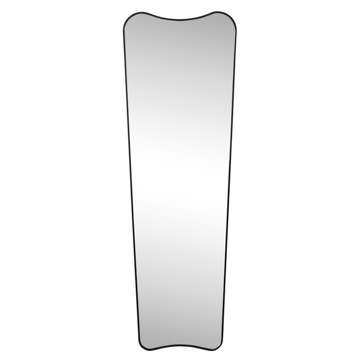 Alfie Large Rectangular Metal Framed Wall Mounted Full-Length Mirror