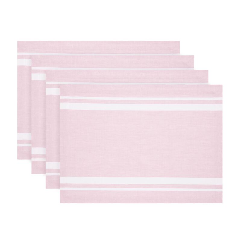 Linen Placemats - French Stripe image number 0