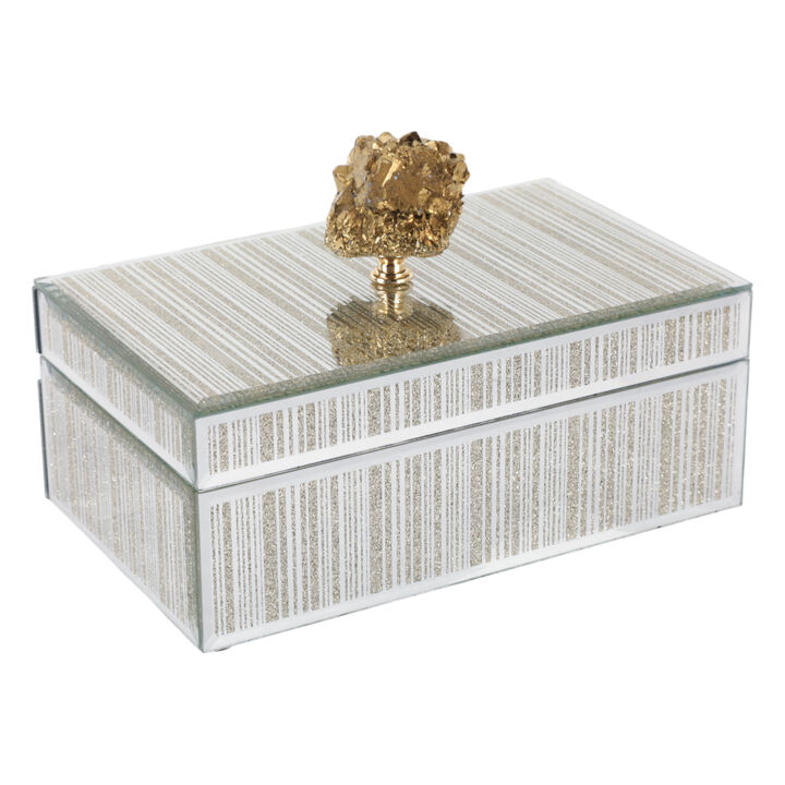 Glass 8x5 Jewelry Box