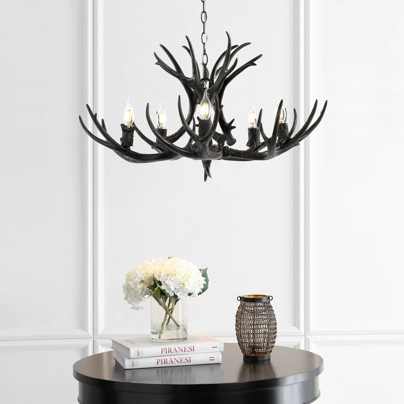 Eldora Adjustable Resin Antler LED Chandelier