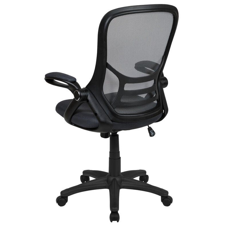 Porter High Back   Mesh Ergonomic Swivel Office Chair with Frame and Flip-up Arms image number 5