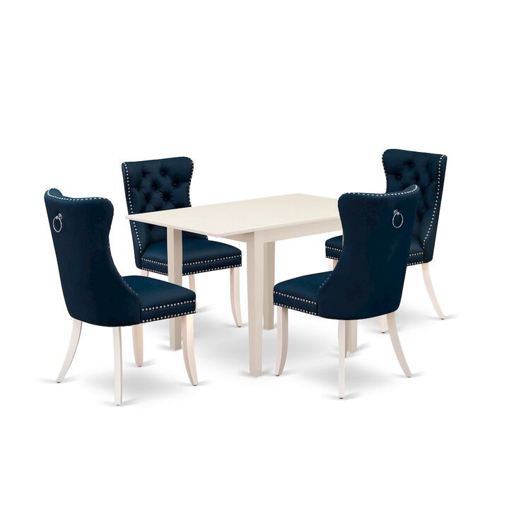 5 Piece Modern Dining Table Set