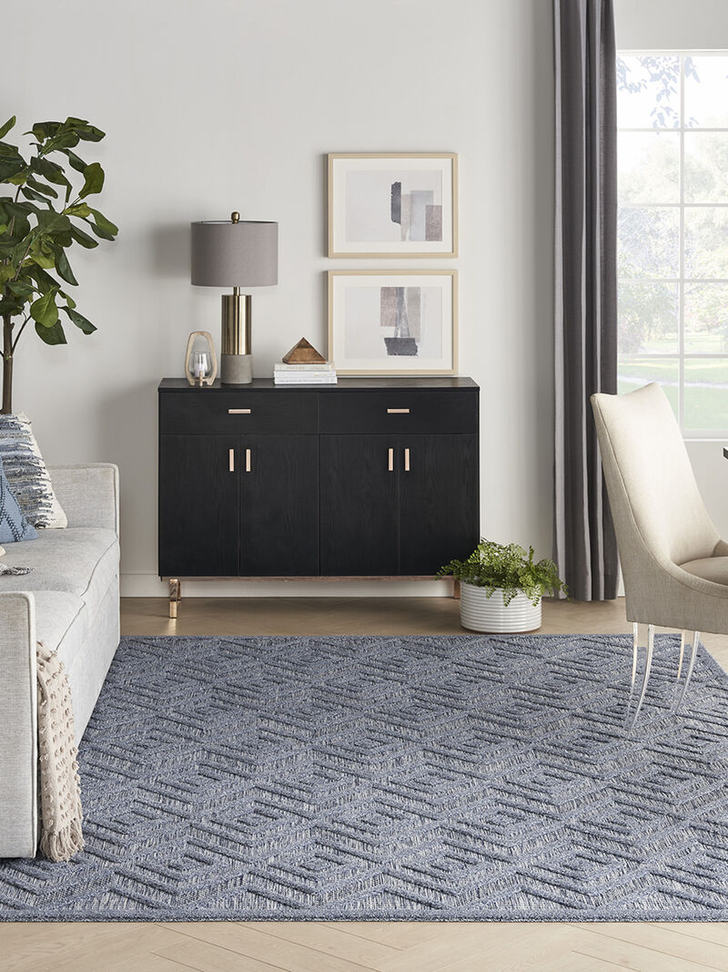 Versatile NRV01 Denim/Blue 9' x 12' Rug