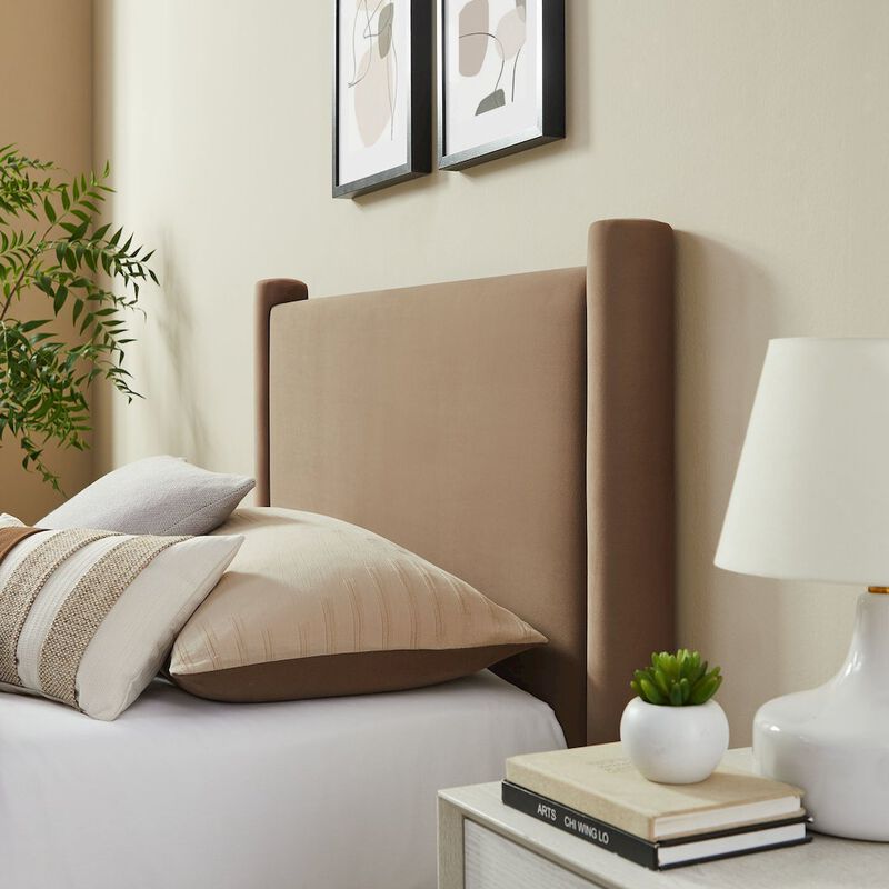 Modway Rael Performance Velvet Twin Platform Bed image number 8