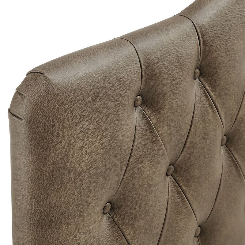 Annabel Vegan Leather Full Headboard image number 5