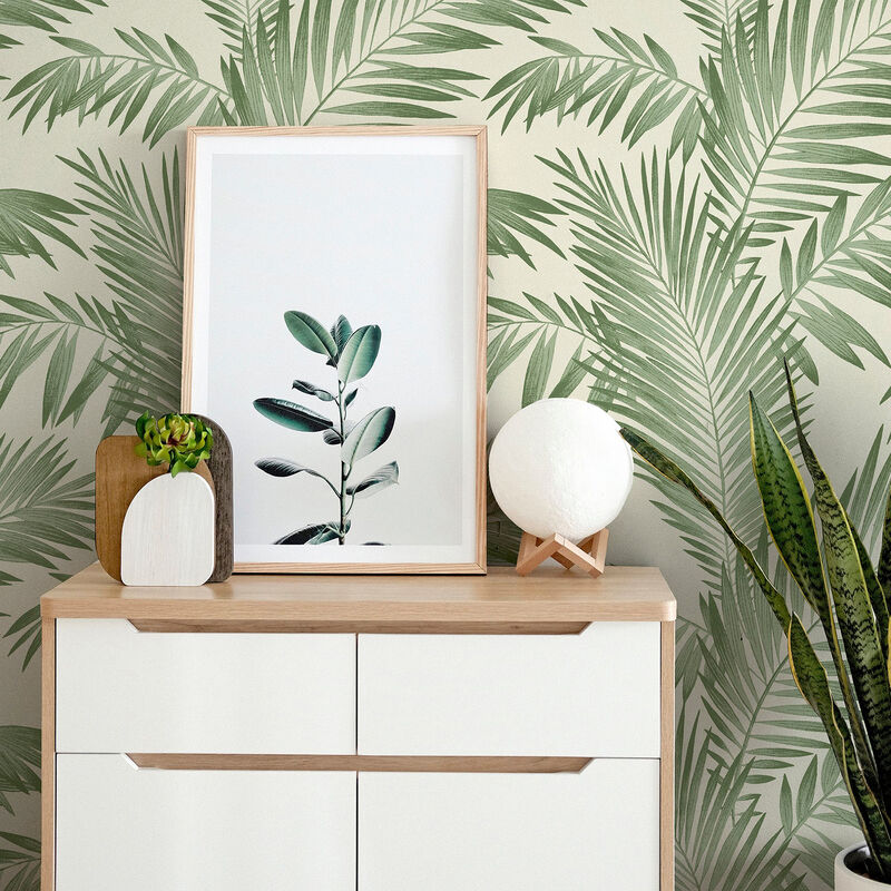 Cecil Green Tropical Wallpaper image number 4