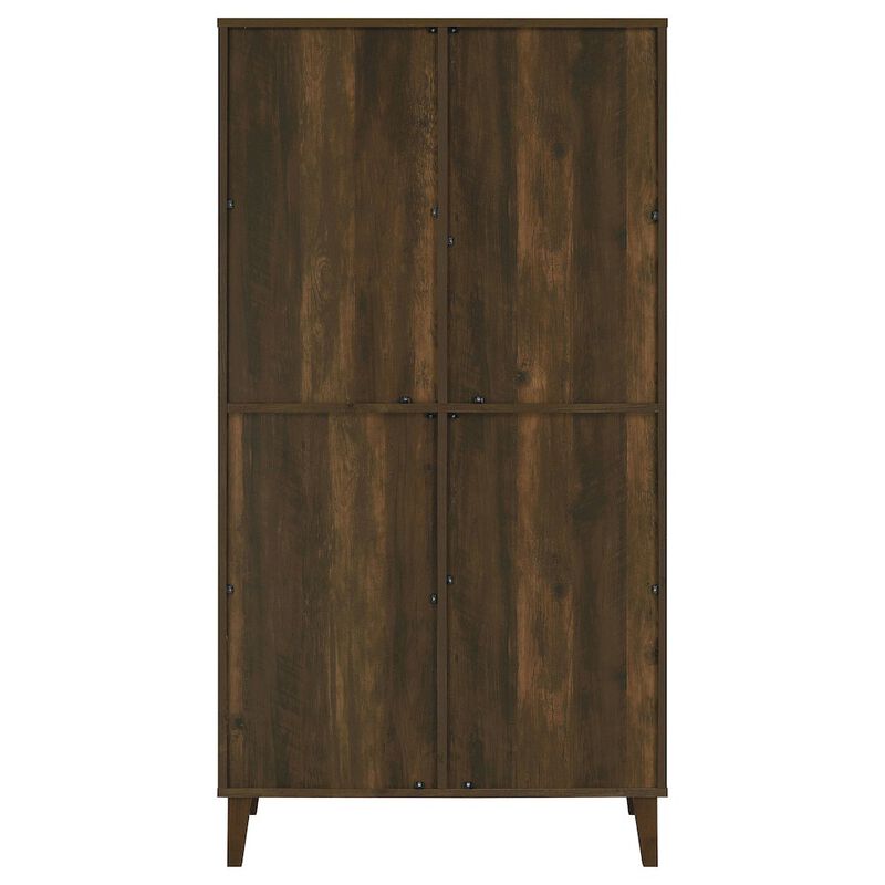Coaster Elouise 4-door Engineered Wood Tall Accent Cabinet Dark Pine