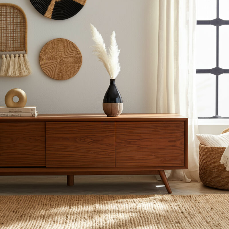 Two-Tone Teardrop Boho Vase