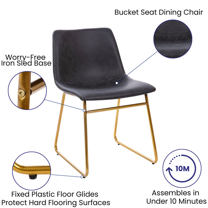 Leather Dining Chairs image number 4