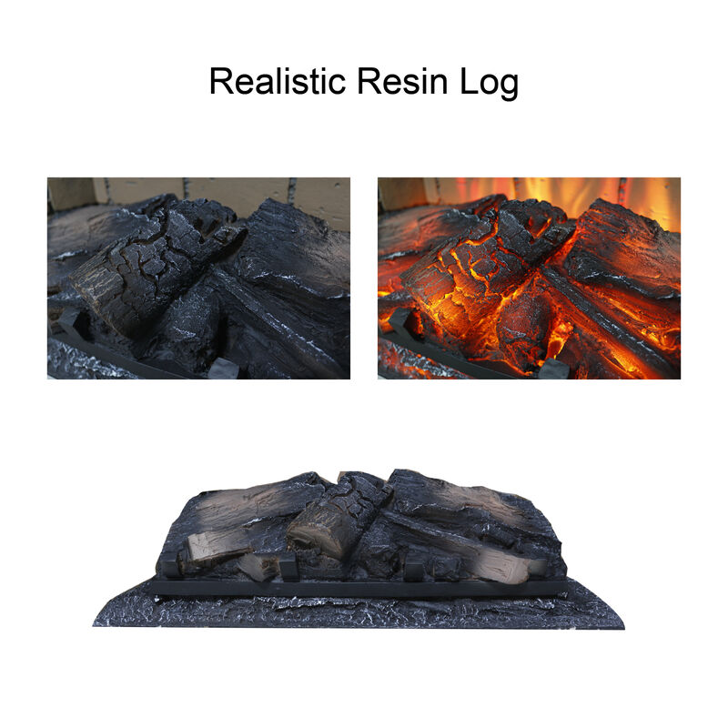 Streamdale Infrared Quartz Heater Fireplace Insert (Woodlog, 23'') image number 4
