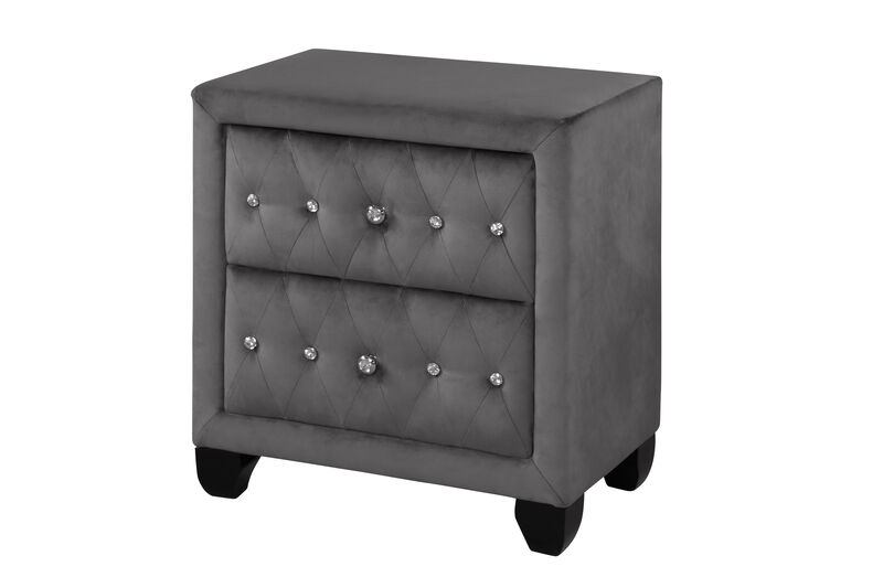 Streamdale Sophia Nightstand Gray