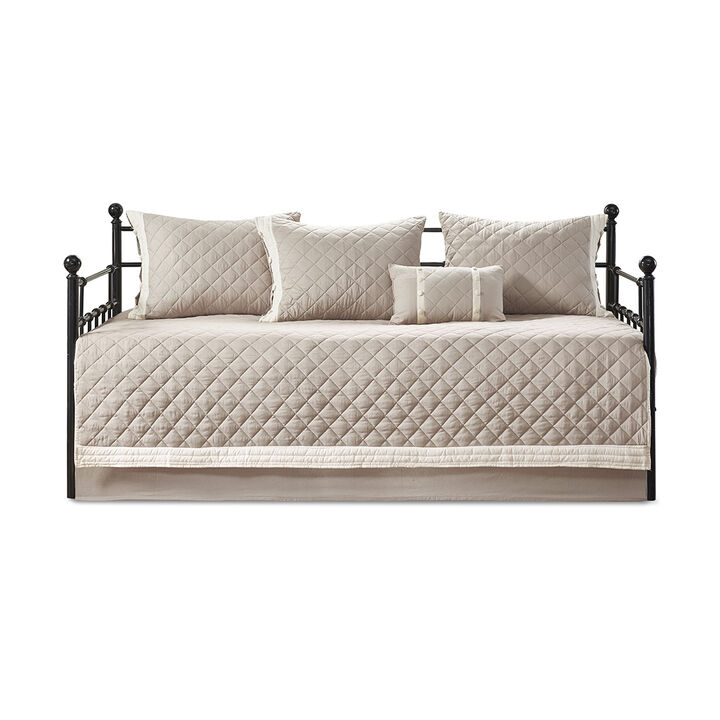 Gracie Mills Kristofer Classic Elegance 6-Piece Cotton Daybed Cover Collection