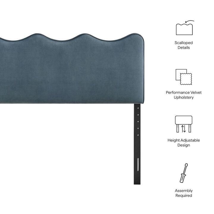 Modway Athena Stain-Resistant Performance Velvet Full Size Headboard