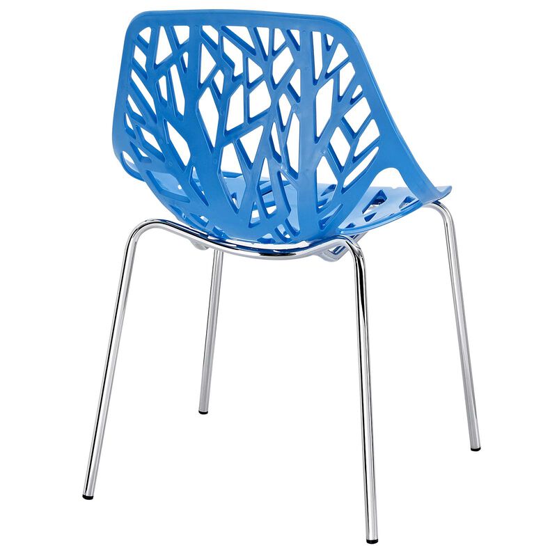 Stencil Dining Side Chair Plastic Set of 2 image number 2