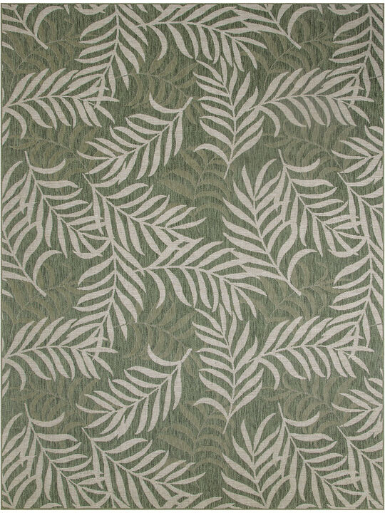 Garden Oasis GOA01 Green/Ivory 10' x 14' Rug