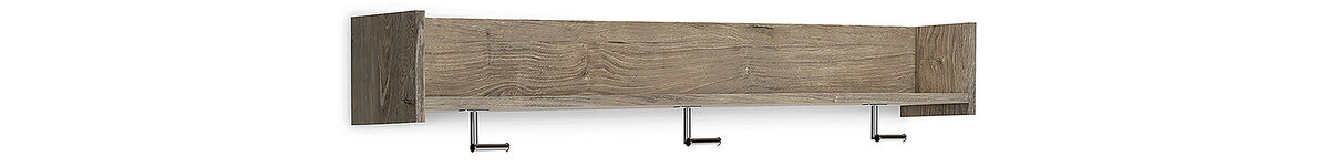 Oliah Wall Coat Rack with Shelf