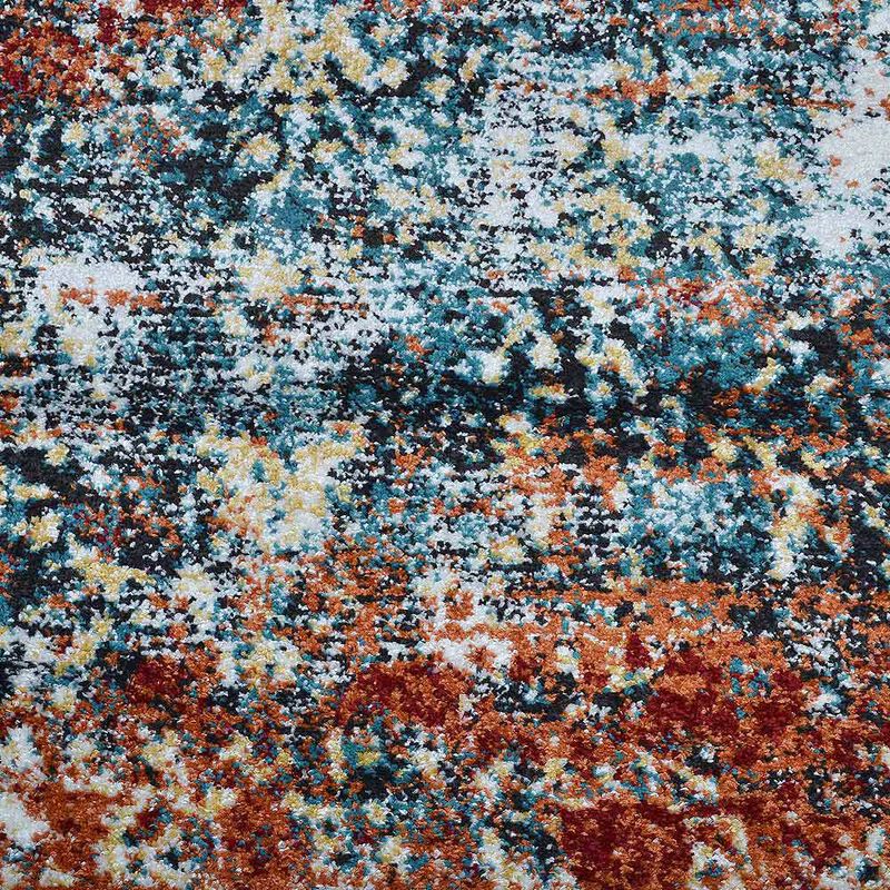 RUGSOTIC CARPETS MACHINE MADE HEATSET POLYPROPYLENE AREA RUGS  - Runner Shape, Classic Oriental Traditional  Design, Midium Pile Machine Made Area Rugs (M00037) image number 3
