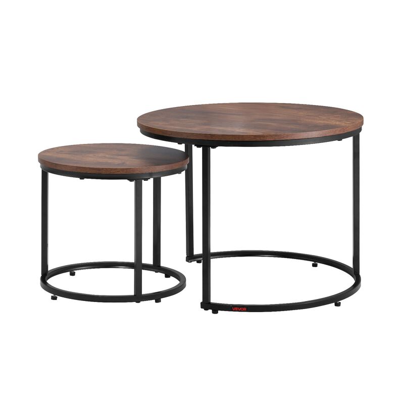 Space-Saving Nesting Tables Set of 2 for Living Room or Bedroom image number 8