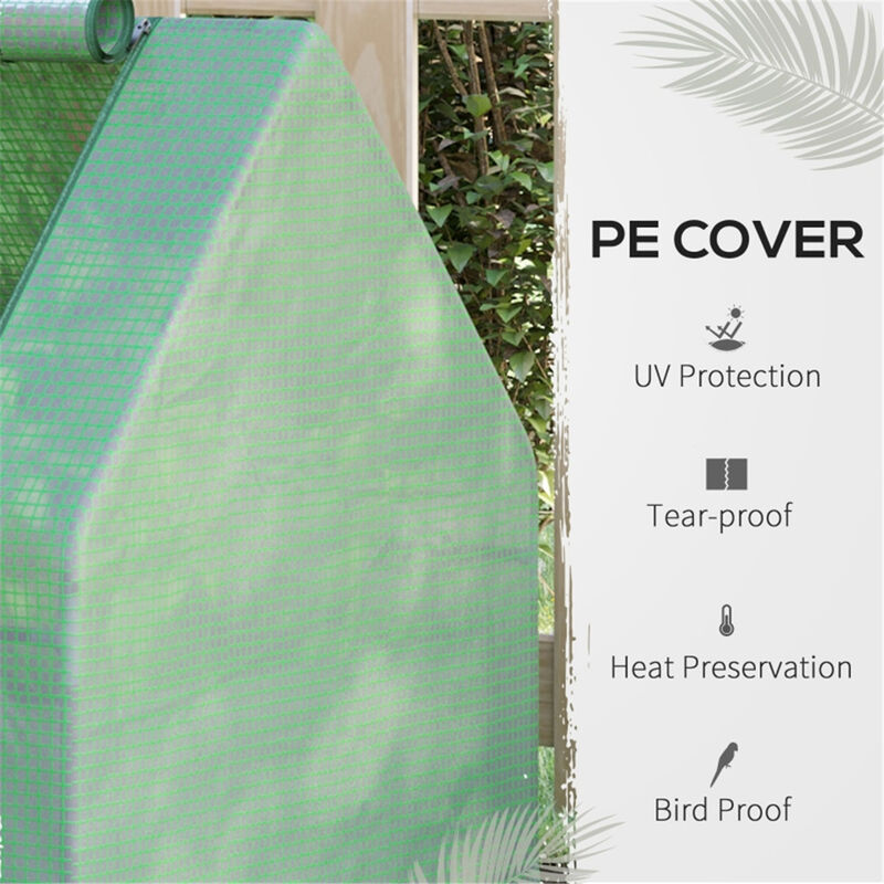 Portable Mini Greenhouse Weather-Resistant Plant Cover for Garden & Patio