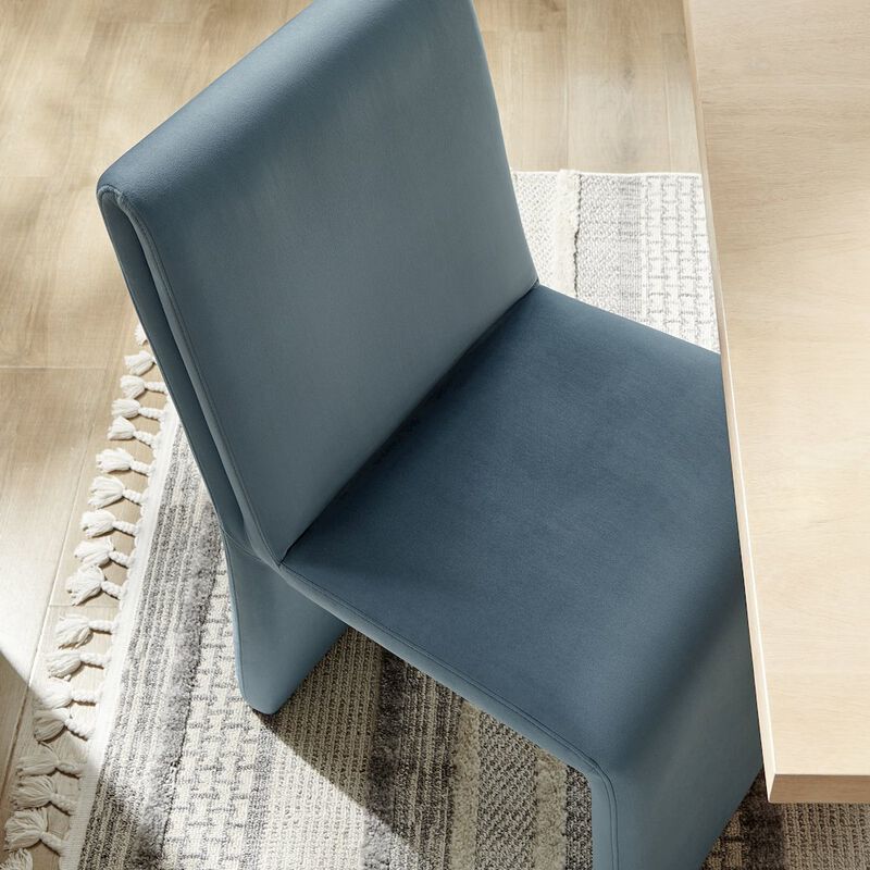Emory Upholstered Performance Velvet Dining Side Chair image number 8
