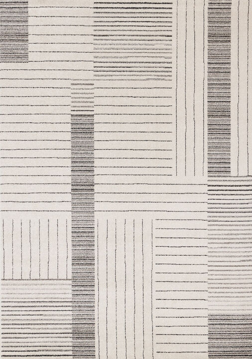 HomeRoots Striped Area Rug