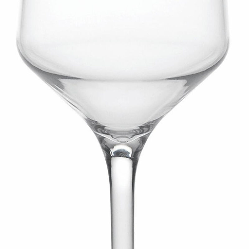 HomeRoots Set of Four Clear Tritan Plastic Stemmed Flutes image number 4
