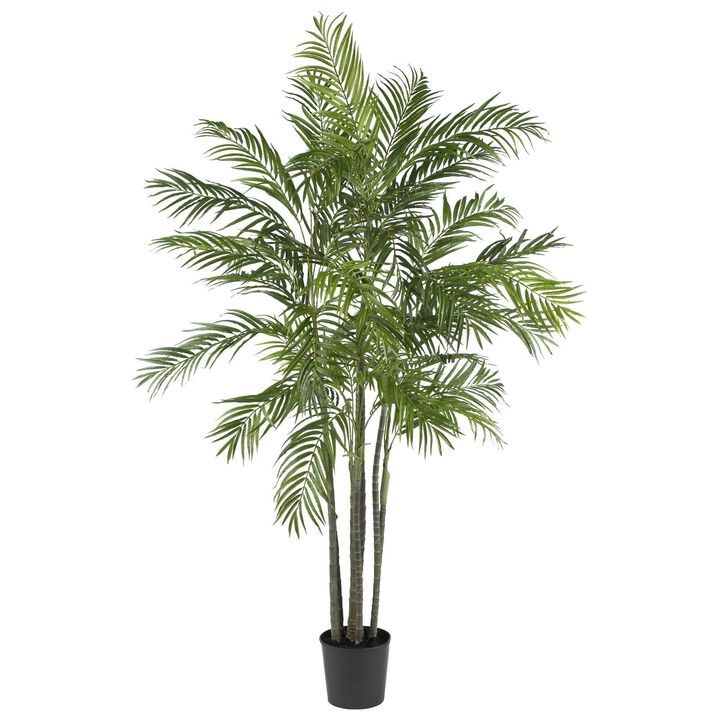 Nearly Natural 6-ft Areca Palm Tree x 7 w/1332 Lvs
