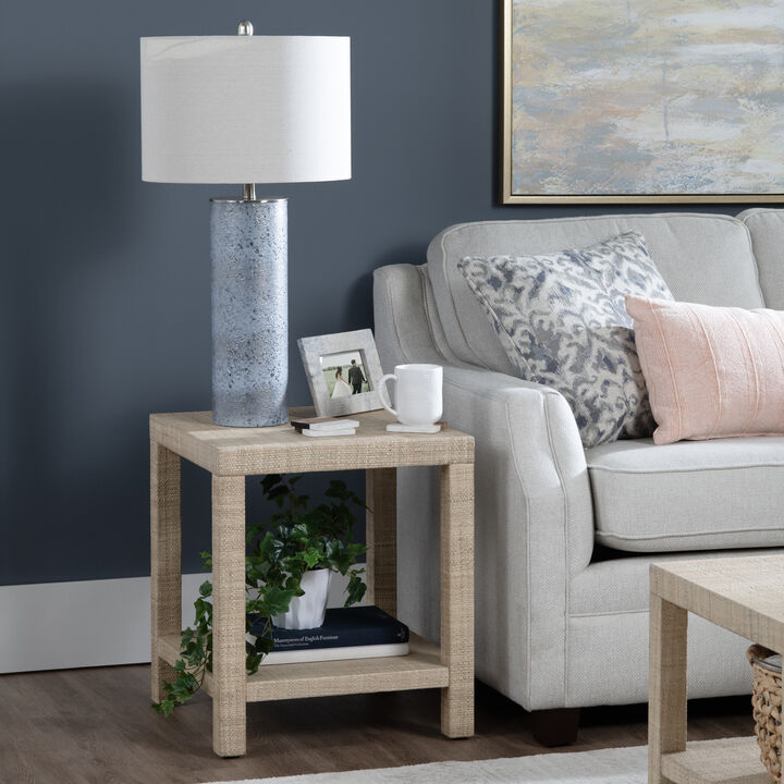Providence Rafia End Table