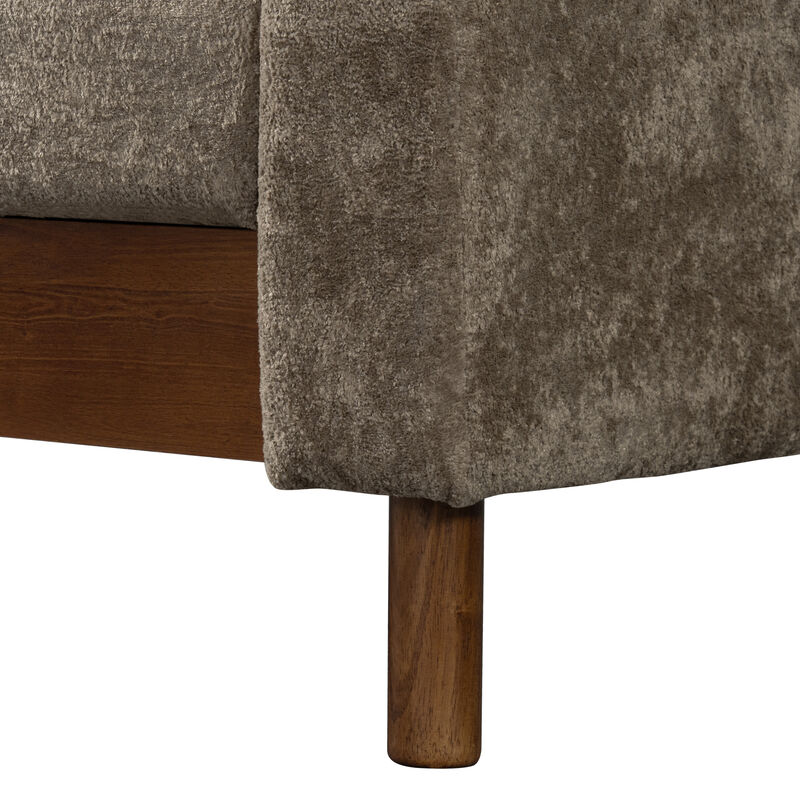 Jubpaf 78" Modern 3 Seater Sofa Chenille image number 7