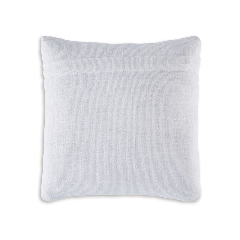 Coel 18 Inch Accent Pillow Set of 4, Indoor Outdoor Woven Geometric, Blue - Benzara