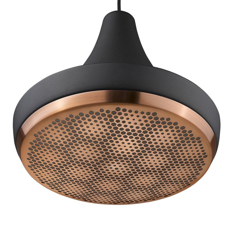 Hivvago Tholos 1-Light Matte Black Pendant