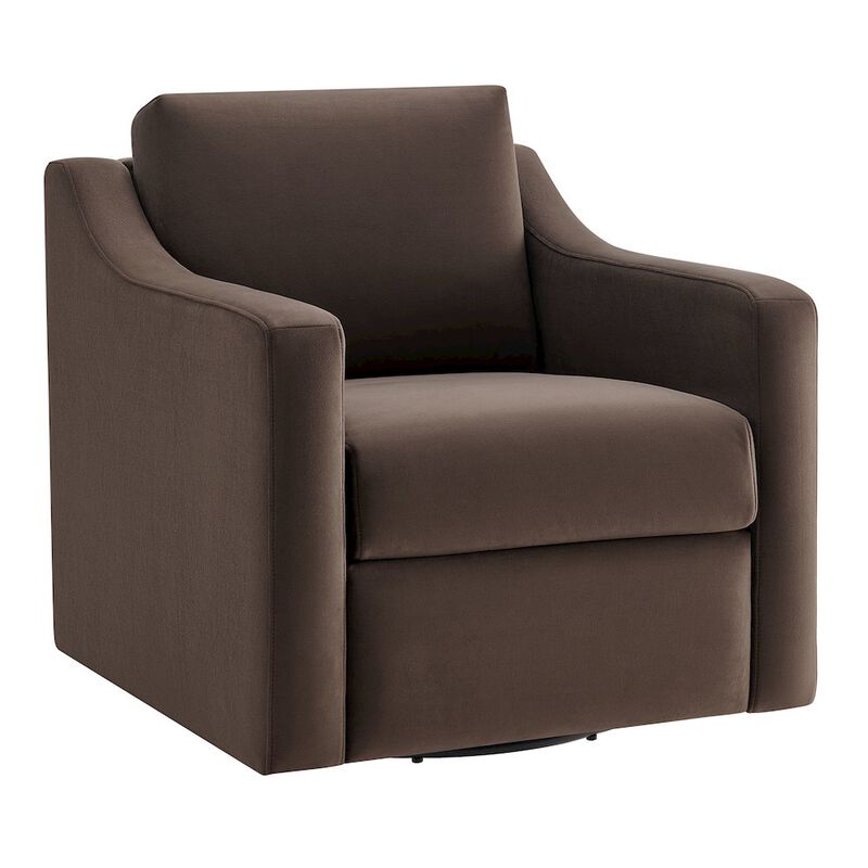 Liora Performance Velvet Armchair image number 0