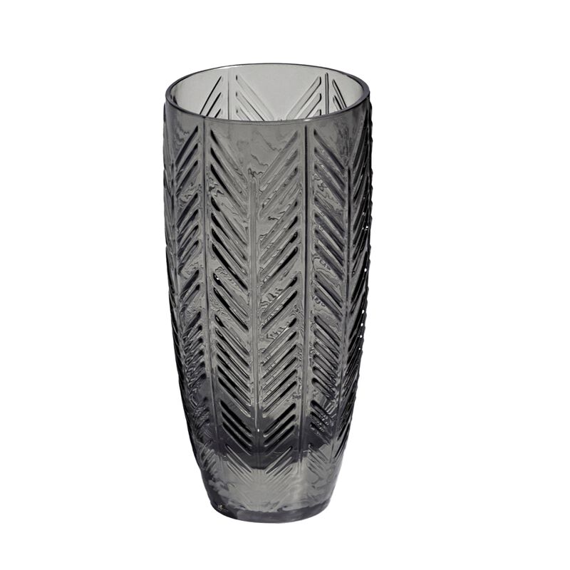 Champagne Glasses ZIG ZAG GLASS Grey Set of 6, diam. 2.56", H 5.51" image number 0