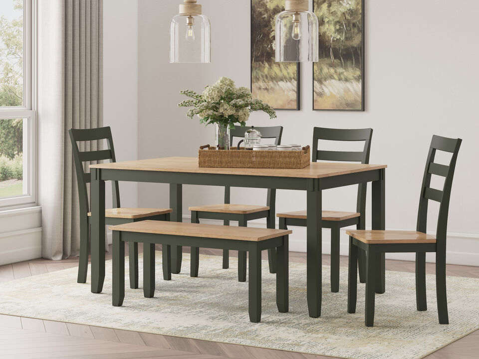 Gesthaven Green 6-Piece Dining Set