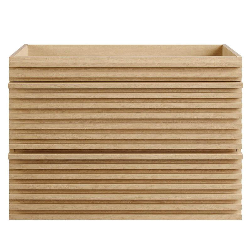 Render 30" Wall-Mount Bathroom Vanity Cabinet (Sink Basin Not Included) image number 4