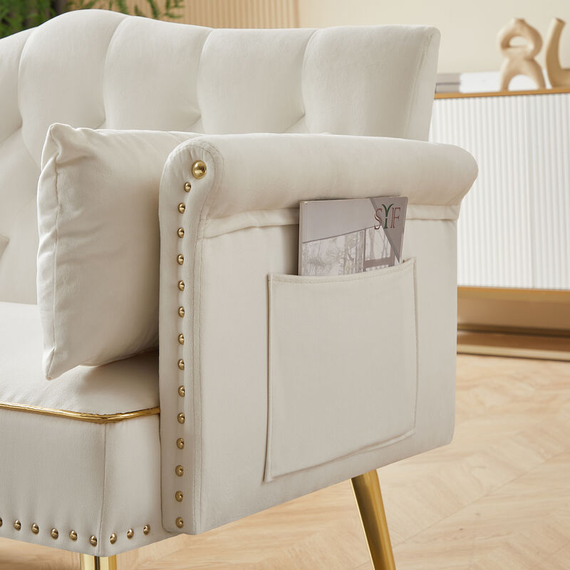 Becrop Glam Loveseat image number 2