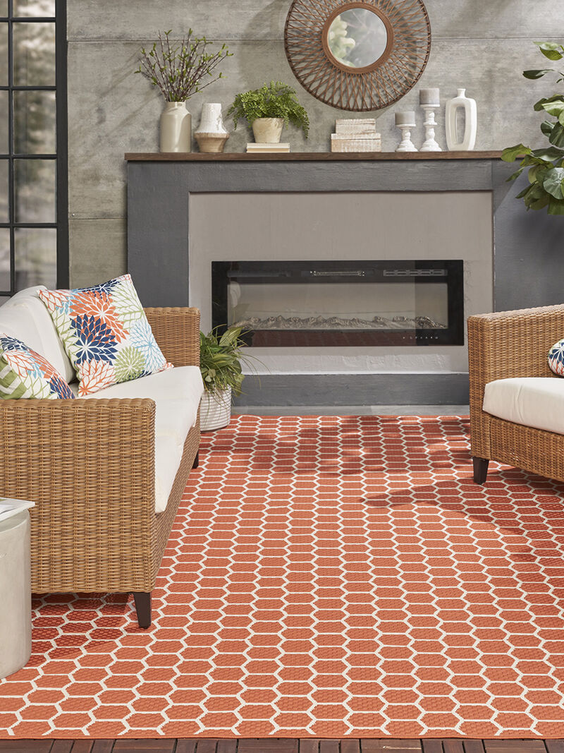 Twist Reversible TWS01 Coral 10' x 14' Rug