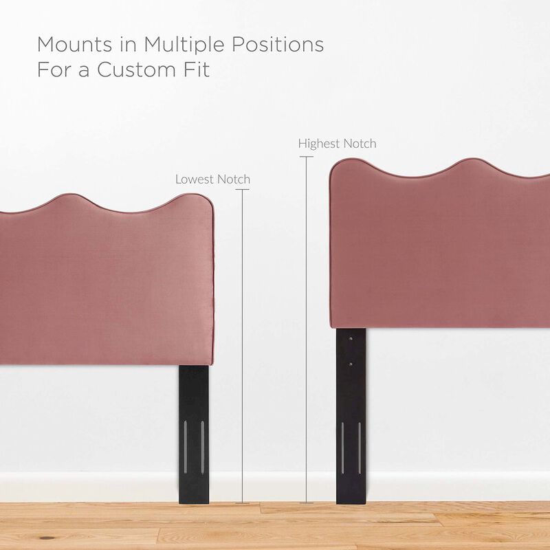 Athena Performance Velvet Twin Headboard image number 5
