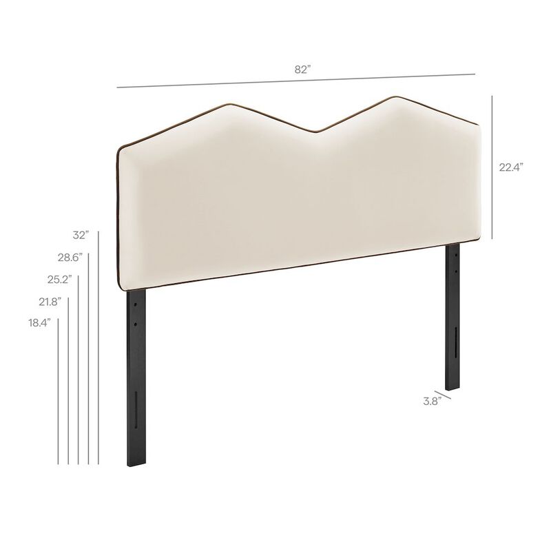 Cosette Performance Velvet King Size Headboard image number 1