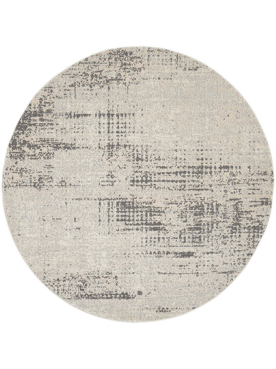CK950 Rush CK953 Ivory/Beige 6' x Round Rug