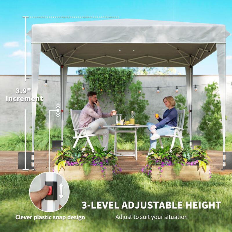 Hivvago 10x10 Pop Up Canopy Tent with Sidewalls image number 7