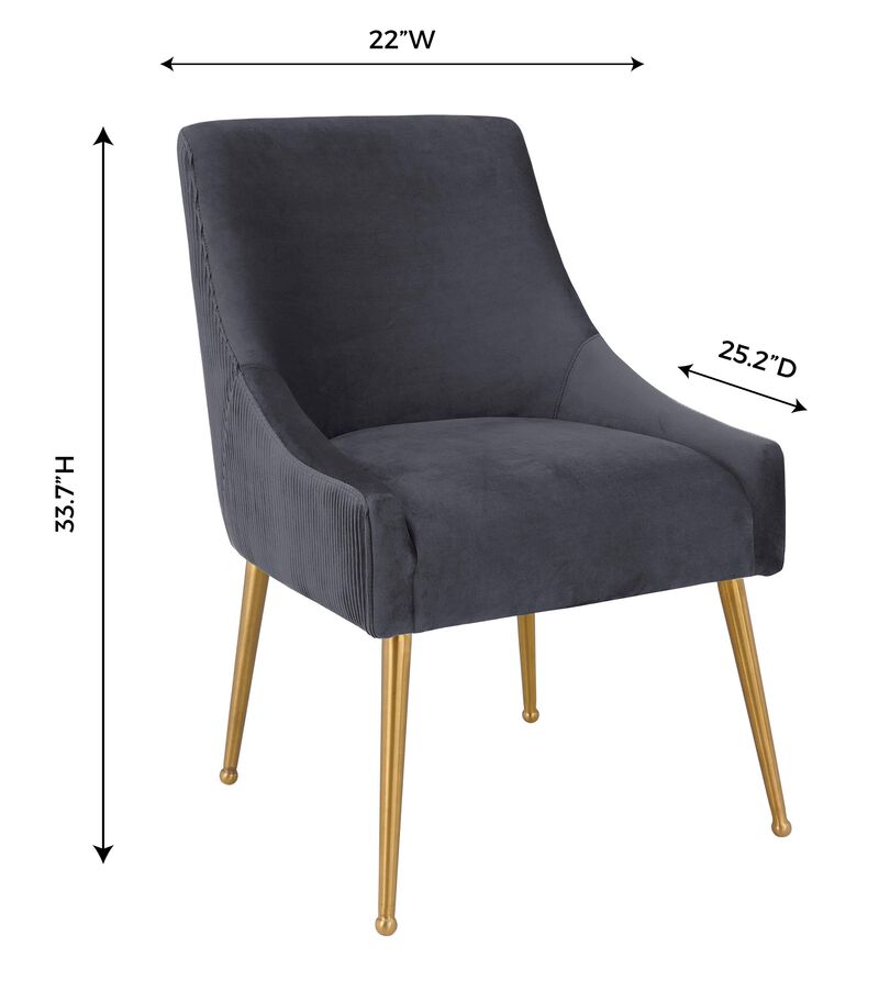 Beatrix Velvet Side Chair image number 5