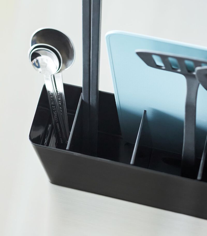 Utensil & Thin Cutting Board Holder - Steel image number 4